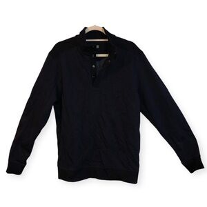 Van Heusen men’s 3/4 button pin striped pullover